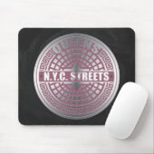 Tapis De Souris Couvercles de regards Queens (Avec souris)