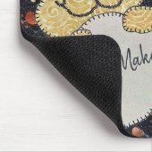 Tapis De Souris Couverture de citation Chien avec os (Coin)