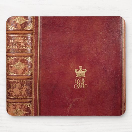 Tapis De Souris Couverture du dictionnaire de Johnson (Devant)