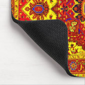 Tapis De Souris COUVERTURE PERSANE - rouge et jaune (Coin)