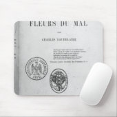 Tapis De Souris Couverture, première édition de 'Les Fleurs du (Avec souris)