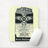 Tapis De Souris Couverture suburbaine 1958 d'horaires de chemin de (Avec souris)