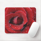 Tapis De Souris Couvre-tombe recouvert de roses rouges sur le site (Avec souris)