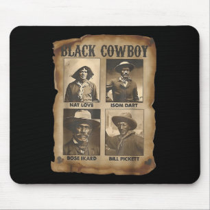 Tapis De Souris Cow-boy occidental Rodeo Mélanine Histoire des Noi