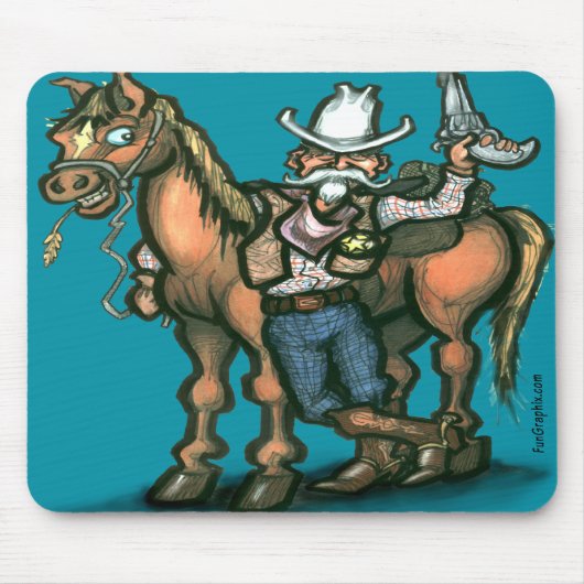 Tapis De Souris Cowboy (Devant)