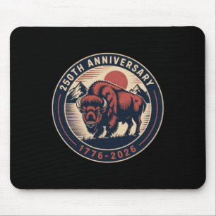 Tapis De Souris Cowboy 250e 4 juillet Drapeau 1776 2026 250e anniv