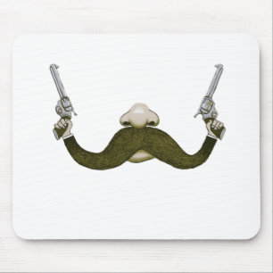 Tapis De Souris Cowboy de moustache