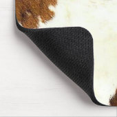 Tapis De Souris Cowboy d'impression de peau de vache ! (Coin)