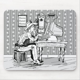 Tapis De Souris Cowboy informatique