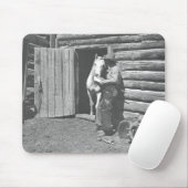 Tapis De Souris Cowboy lisant une lettre (Avec souris)