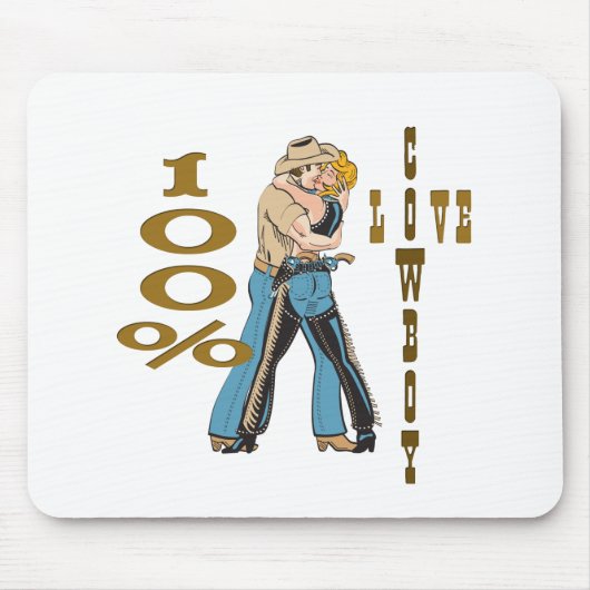Tapis De Souris Cowboy Love (Devant)