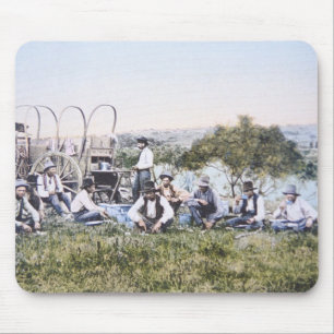 Tapis De Souris Cowboys chez Lunch, 1904 (photo)