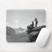 Tapis De Souris Cowboys sur une arête (Avec souris)
