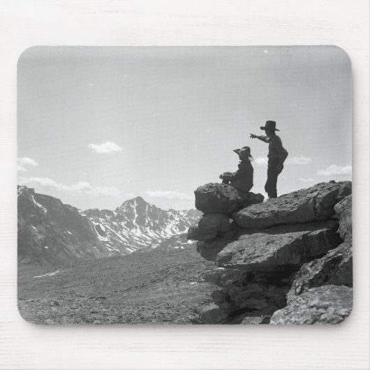 Tapis De Souris Cowboys sur une arête (Devant)