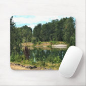Tapis De Souris Cowlitz River, Castle Rock, Washington (Avec souris)