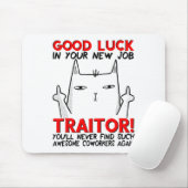 Tapis De Souris Coworker Leaving, Quitting Going Away, Job Change, (Avec souris)
