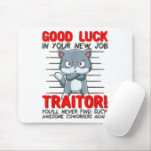 Tapis De Souris Coworker Leaving, Quitting Going Away, Job Change; (Avec souris)