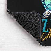 Tapis De Souris Cozumel Mexico Sea Turtle Palm Tree Sunset Beach V (Coin)