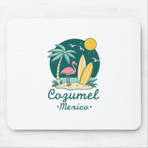 Tapis De Souris Cozumel Mexique Souvenir Vacances Voyage Hommes Fe