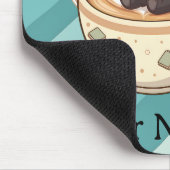 Tapis De Souris Cozy Panda Brew Office Mouse Pad (Coin)