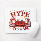 Tapis De Souris Crab Hype, MeWarriorWoman sur Twitch (Avec souris)