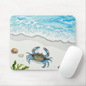 Tapis De Souris Crabe bleu (Avec souris)