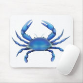 Tapis De Souris Crabe bleu oriental Mousepad (Avec souris)