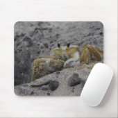 Tapis De Souris Crabe, Crustacé, Sable (Avec souris)