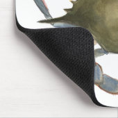 Tapis De Souris Crabe d'aquarelle - gris (Coin)