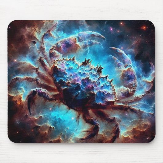 Tapis de souris Crabe de nébuleuse spatiale (Devant)
