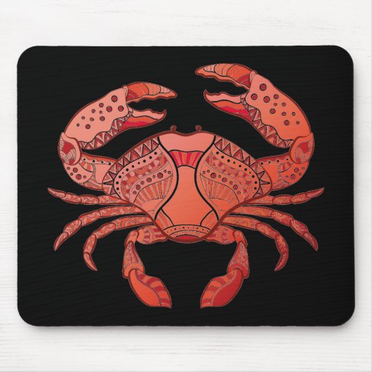 Tapis De Souris Crabe de style (Devant)