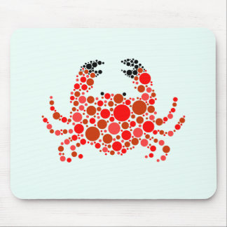 Tapis De Souris Crabe en points