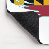 Tapis De Souris Crabe Mousepad de drapeau du Maryland (Coin)