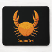 Tapis De Souris Crabe orange (Devant)