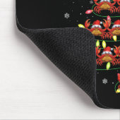 Tapis De Souris Crabe Père Noël Christmas Tree Lights laideur Swea (Coin)