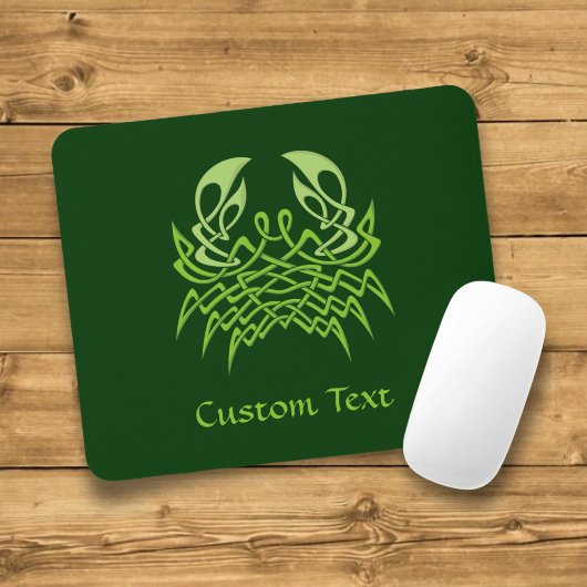 Tapis De Souris Crabe vert Nœud celtique