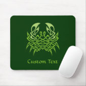 Tapis De Souris Crabe vert Nœud celtique (Avec souris)