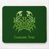 Tapis De Souris Crabe vert Nœud celtique (Devant)