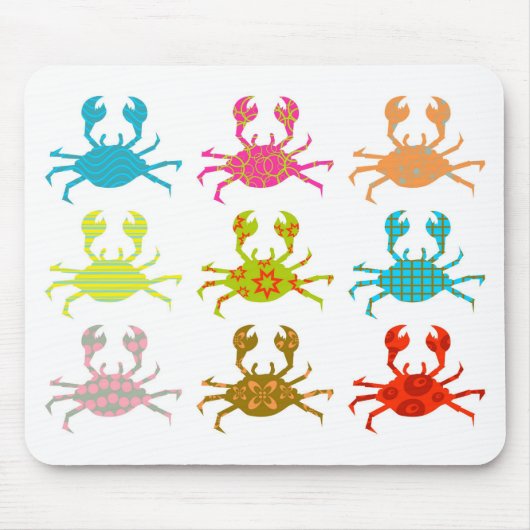 Tapis De Souris Crabes modelés (Devant)