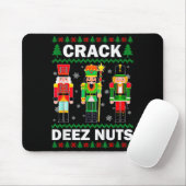 Tapis De Souris Crack Deez Nuts Noël drôle (Avec souris)