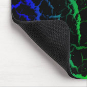 Tapis De Souris Cracked Space Lava - Bleu/Vert (Coin)