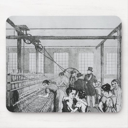 Tapis De Souris Crainte de conquerd d'enfants, ou d'amour d'usine (Devant)