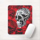 Tapis De Souris crâne (Avec souris)