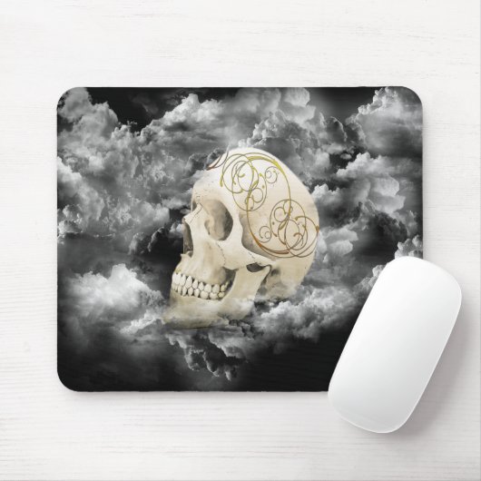 Tapis De Souris Crâne (Avec souris)