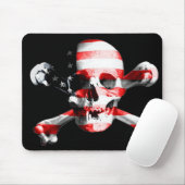 Tapis De Souris Crâne américain (Avec souris)
