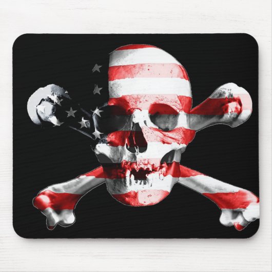 Tapis De Souris Crâne américain (Devant)