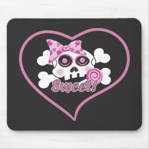 Tapis De Souris Crâne amoureux