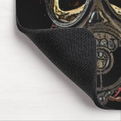 Tapis De Souris Crâne avec masque à gaz (Coin)