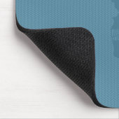 Tapis De Souris crâne bleu (Coin)
