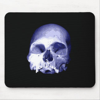 Tapis De Souris Crâne bleu